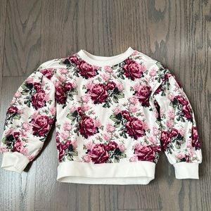 Janie and Jack floral sweatshirt